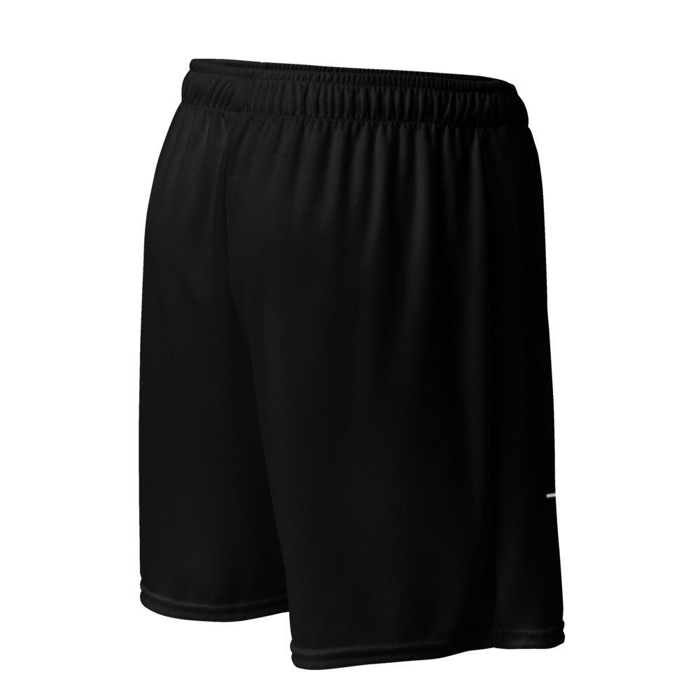 Black Unisex Mesh Shorts